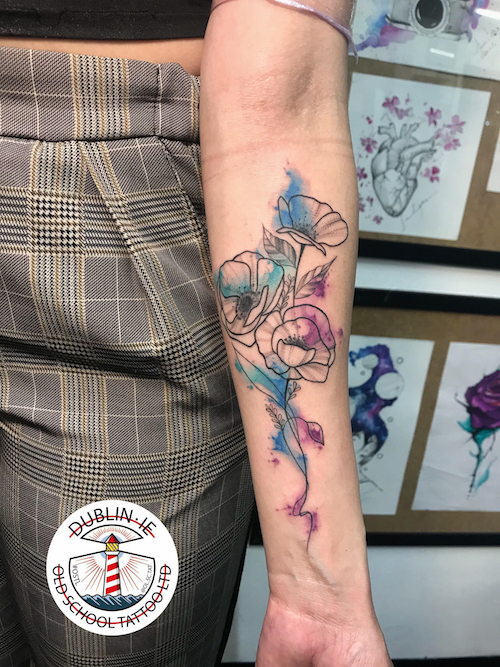 watercoulour tattoo
